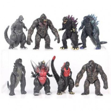 Godzilla vs. Kong 8pc Figure Set