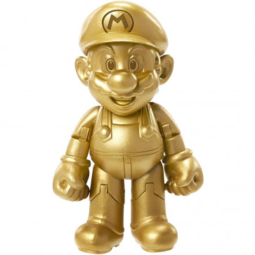 Gold Mario Action Figure 4 Inches