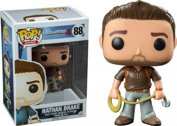 Funko Pop Nathan Drake Uncharted 4 Brown Shirt Vinyl Figure #88 Exclusive