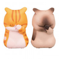 Disappointed Tabby Cat Figure 5cm