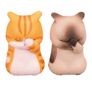 Disappointed Tabby Cat Figure 5cm